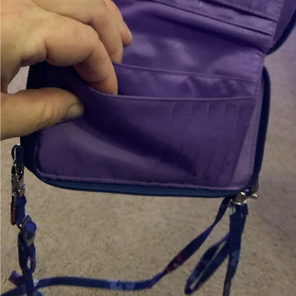 Purple Vera wallet/wristlet/tiny purse - Picture 6 of 8